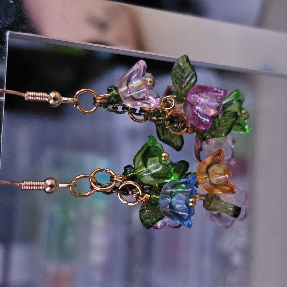 Floral Multicolor Earrings